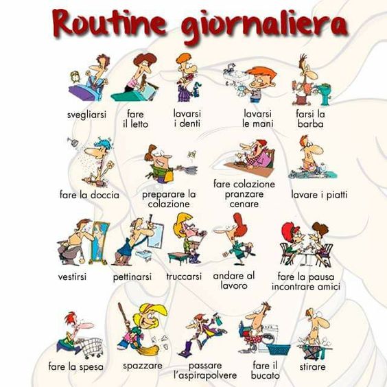 LA ROUTINE GIORNALIERA la-routine-giornaliera