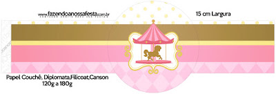 Carousel in Pink: Free Party Printables.