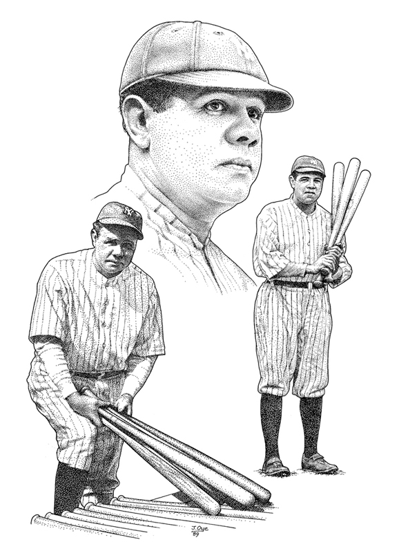 babe ruth coloring pages - photo #7