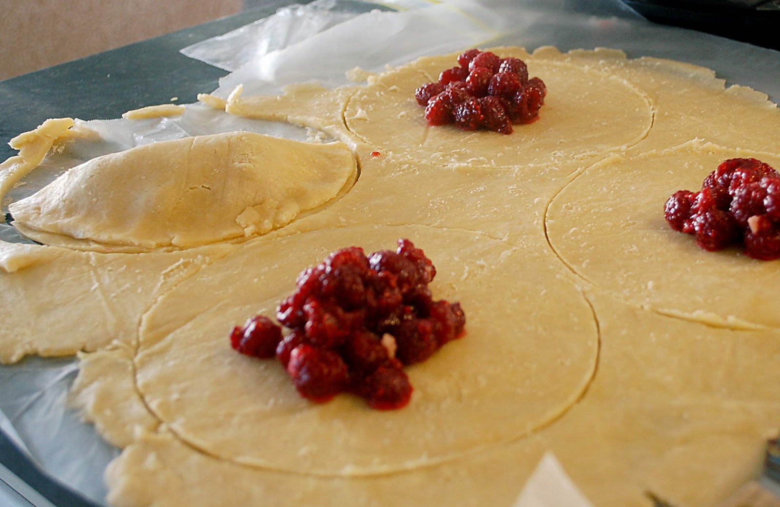 Fresh Raspberry Turnovers lightinleaves