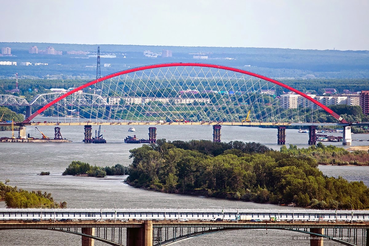 Новосибирский мост новый