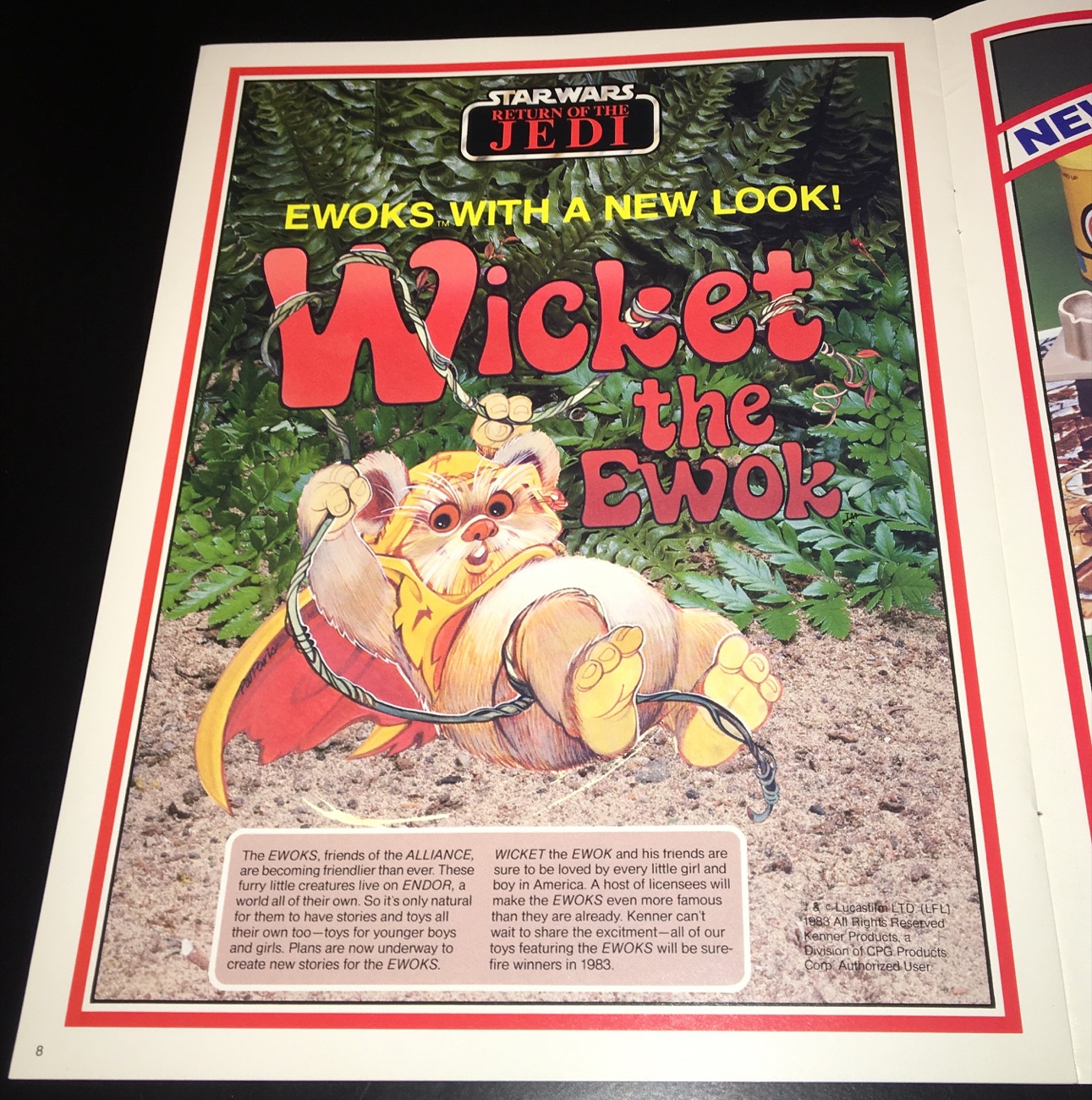 kenner wicket the ewok 1983