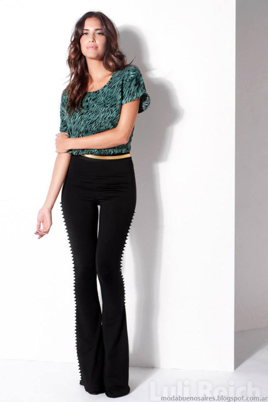 Luli Reich invierno 2014 ropa de mujer de moda 2014, pantalones oxford.