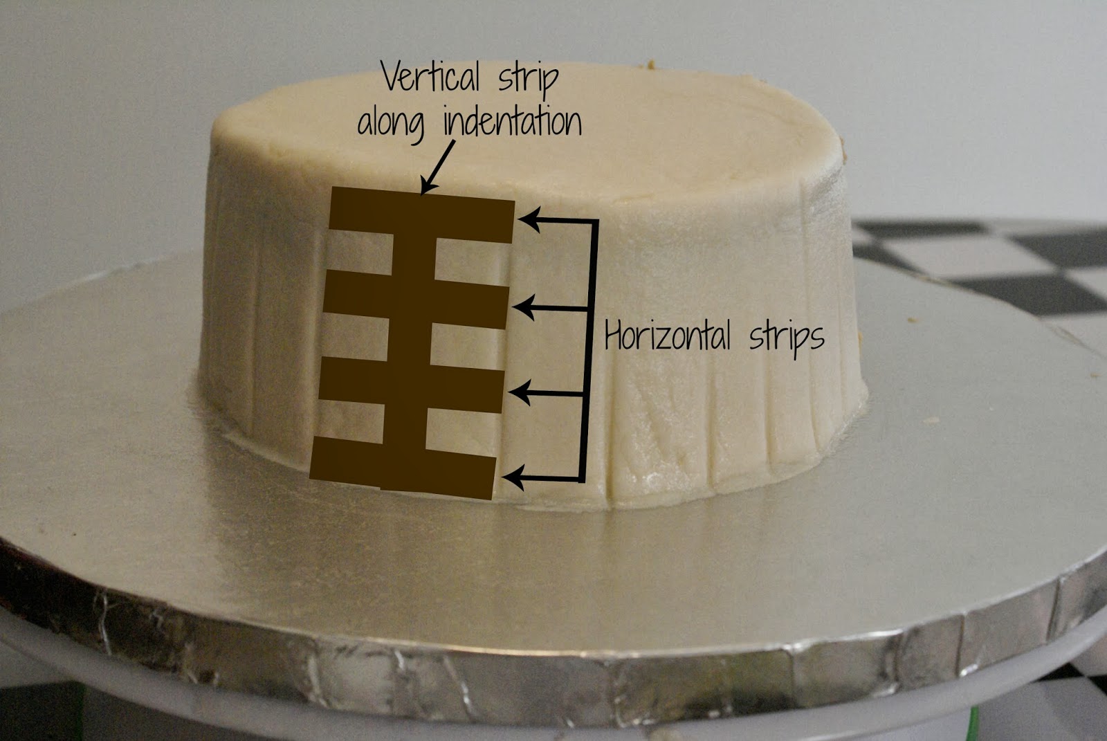 Basket Weave Using Buttercream