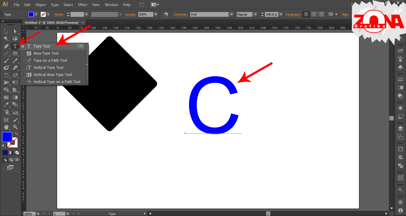 Cara Membuat Logo Carrefour Dengan Adobe Illustrator CS6 Cara Membuat Logo Carrefour Dengan Adobe Illustrator CS6