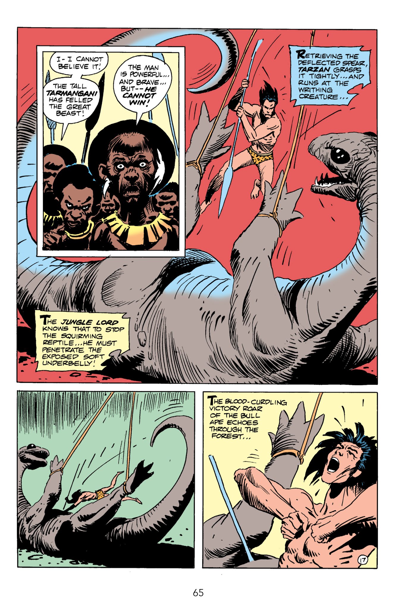 Read online Edgar Rice Burroughs' Tarzan The Joe Kubert Years comic -  Issue # TPB 3 (Part 1) - 66