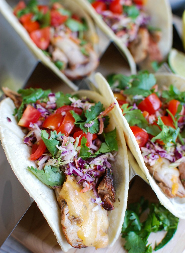 Asian Pork Tacos with Spicy Slaw - the FoodPron