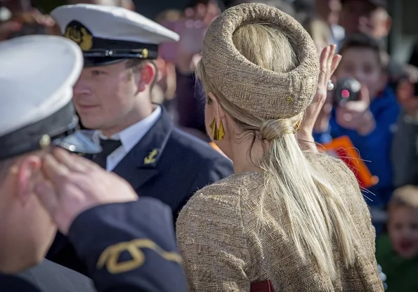 Queen Maxima of The Netherlands attends the award ceremony of the Geuzen Medal at the Big Church (Grote Kerk) in Vlaardingen