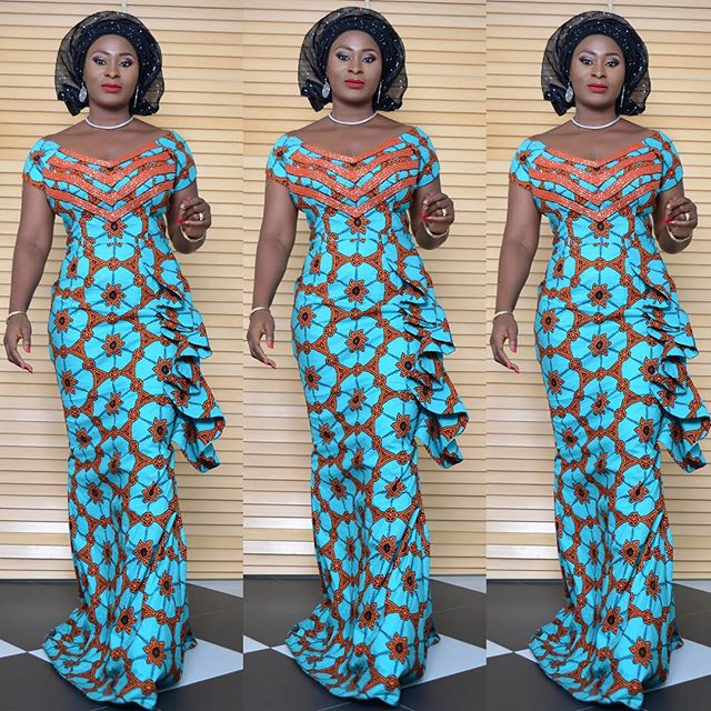beautiful ankara long gowns