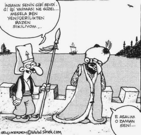 osmanlı padişah karikatürleri insanın sevdiği işi yapması ne güzel