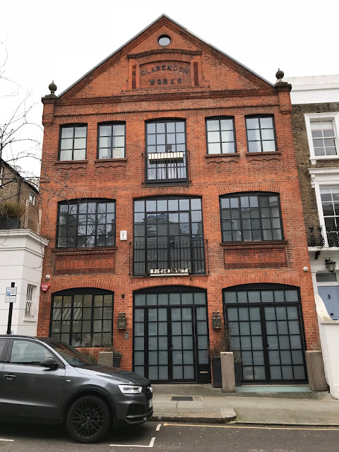 The former Clarendon brick works, Notting Hill, London