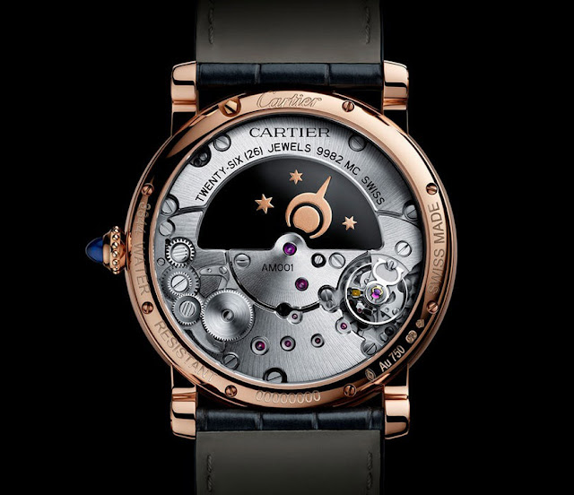 Rotonde de Cartier Mysterious Day and Night in pink gold
