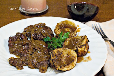 Beer-Braised Beef and Mini Yorkshire Puddings