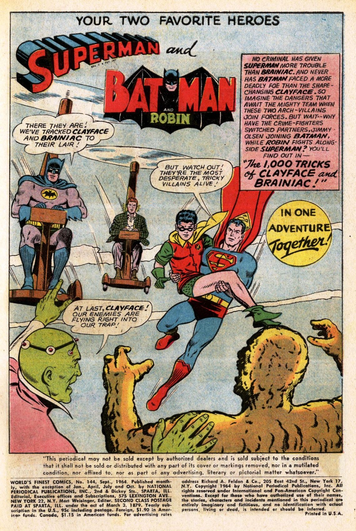 Read online World's Finest Comics comic -  Issue #144 - 3