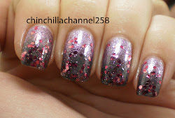 fade nail effect gradient easy glitter designs simple gunmetal faded cookingchinchillas