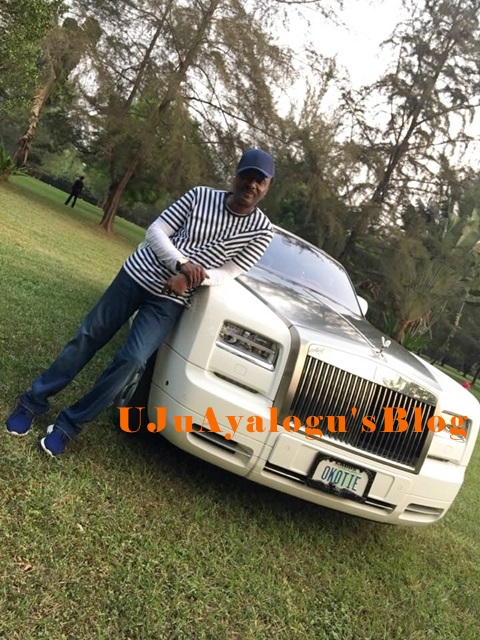 Living Large: Pastor Chris Okotie Displays His Luxurious Roll Royce on His Golf Course (Photos)
