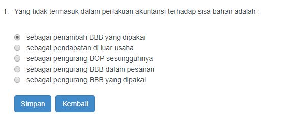 Soal Uts Akuntansi Biaya Dan Praktik Semester 4 Bsi