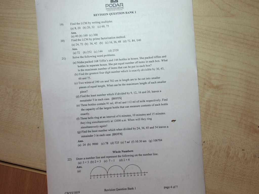 maths question bank with answer