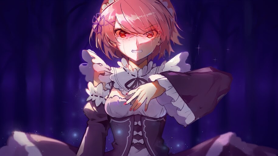 Ram, Re:Zero, Anime, Girl, 4K, #4.2739