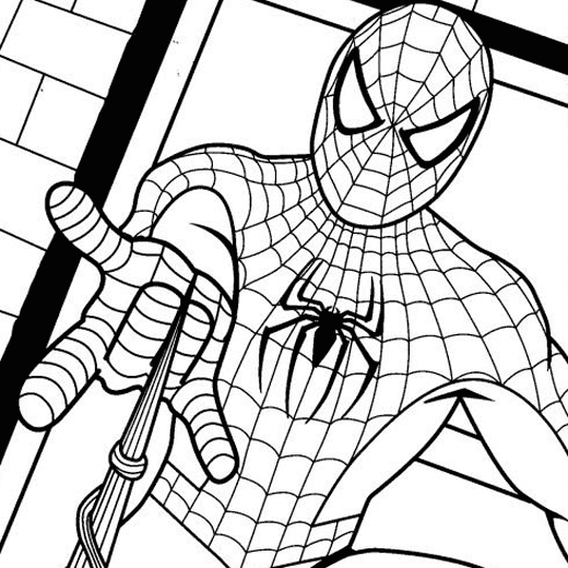 free printable spiderman coloring pages - photo #39