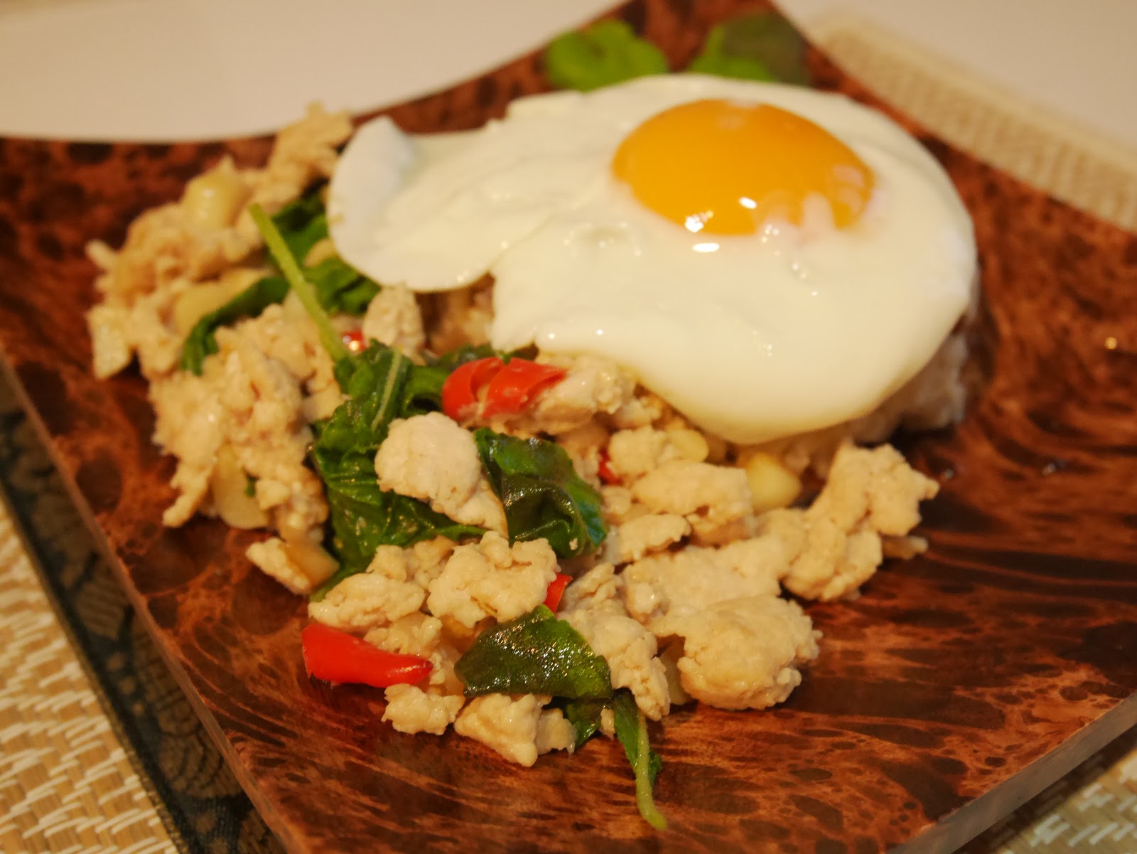 Ga Prao Gai Stir Fried Chicken with Holy Basil