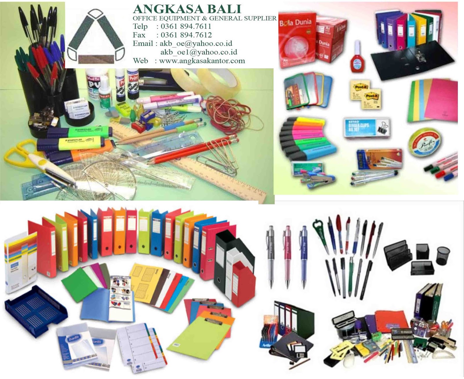 Peralatan Kantor Bali Jual Alat Tulis di Bali Angkasa Bali