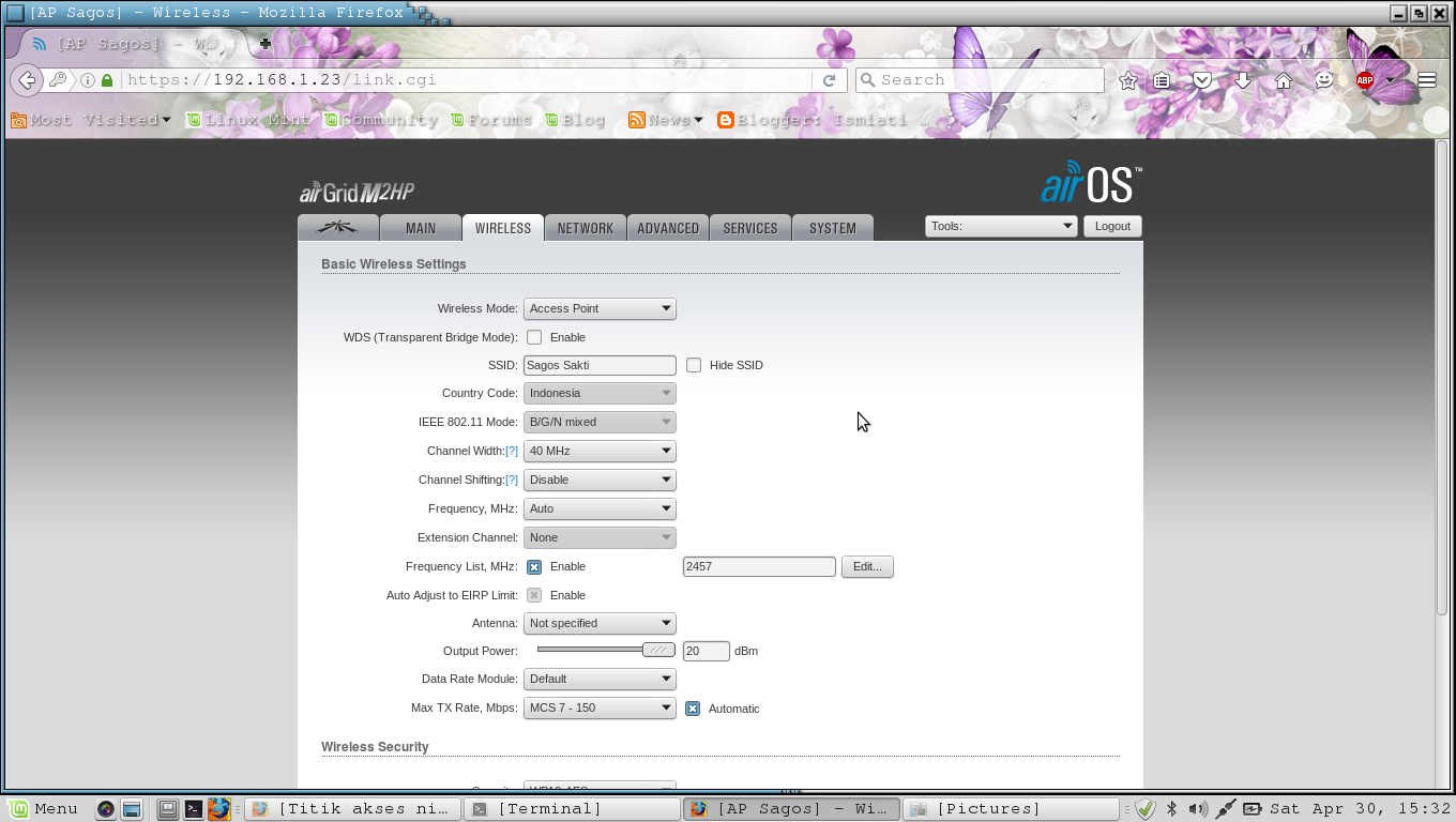 Setting Access Point Sebagai Pemancar Sinyal Wifi Ismiati Marfuatun