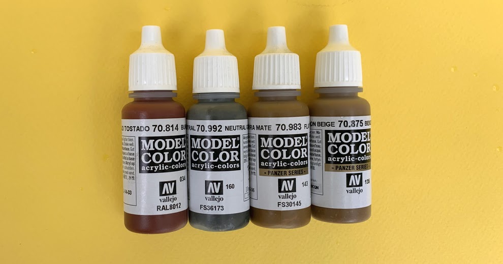 modeling the SP Using Vallejo paints