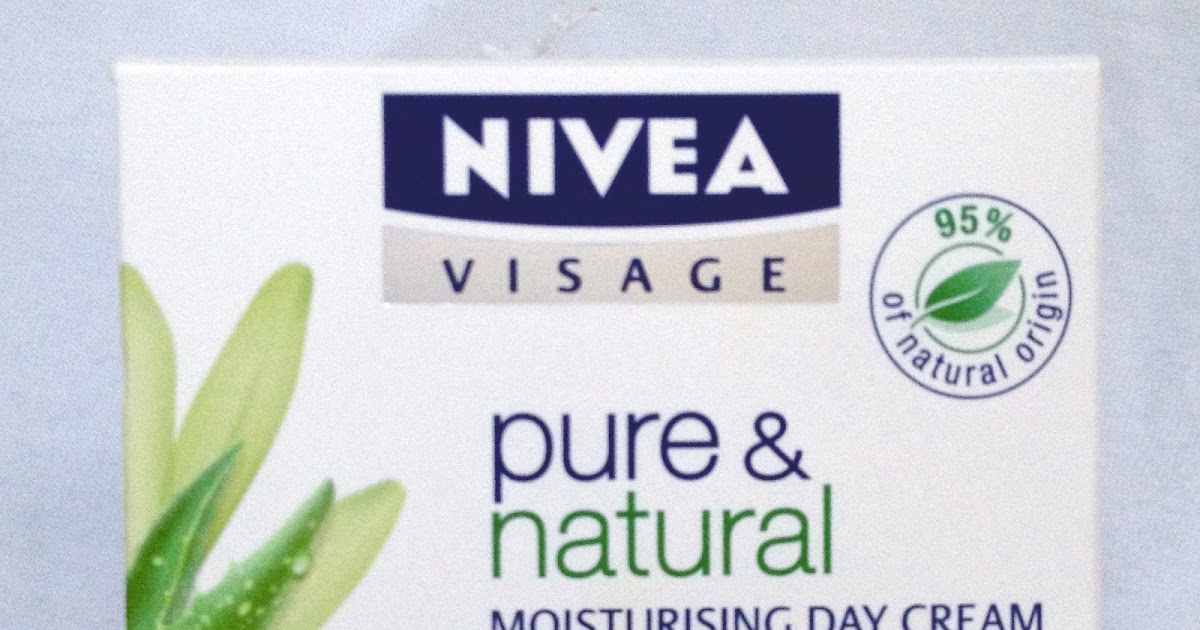 nivea pure & natural moisturising day cream