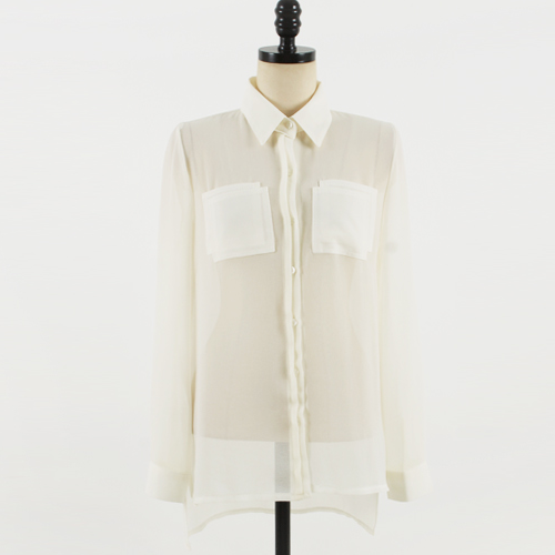[Miamasvin] Sheer Dress Shirt | KSTYLICK - Latest Korean Fashion | K ...