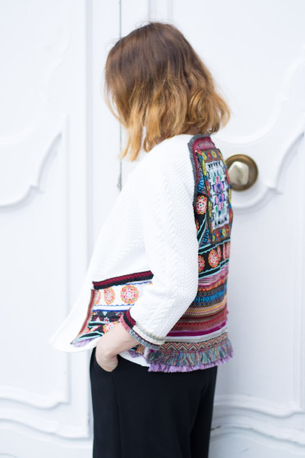 Chaqueta étnica diy