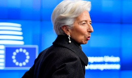 La presidente della BCE Christine Lagarde
