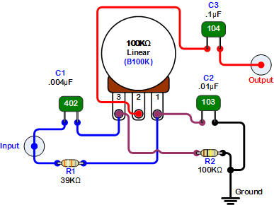 The Guitar Pedal Builders Tone Stack / Tone Control