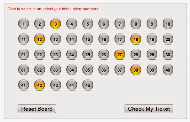 Euro Millions Lottery Numbers