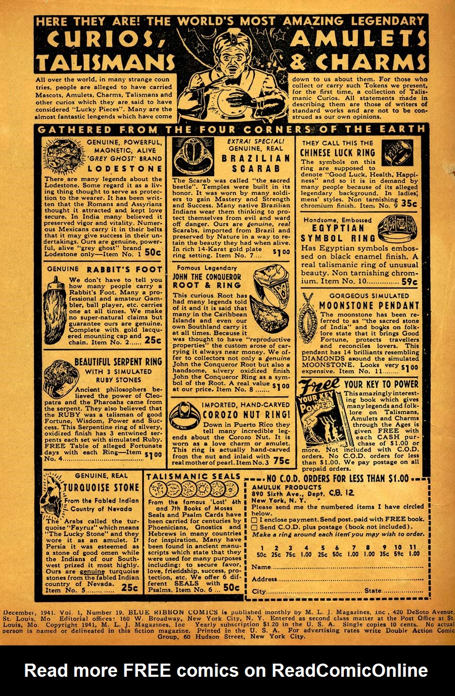 Read online Blue Ribbon Comics (1939) comic -  Issue #19 - 2