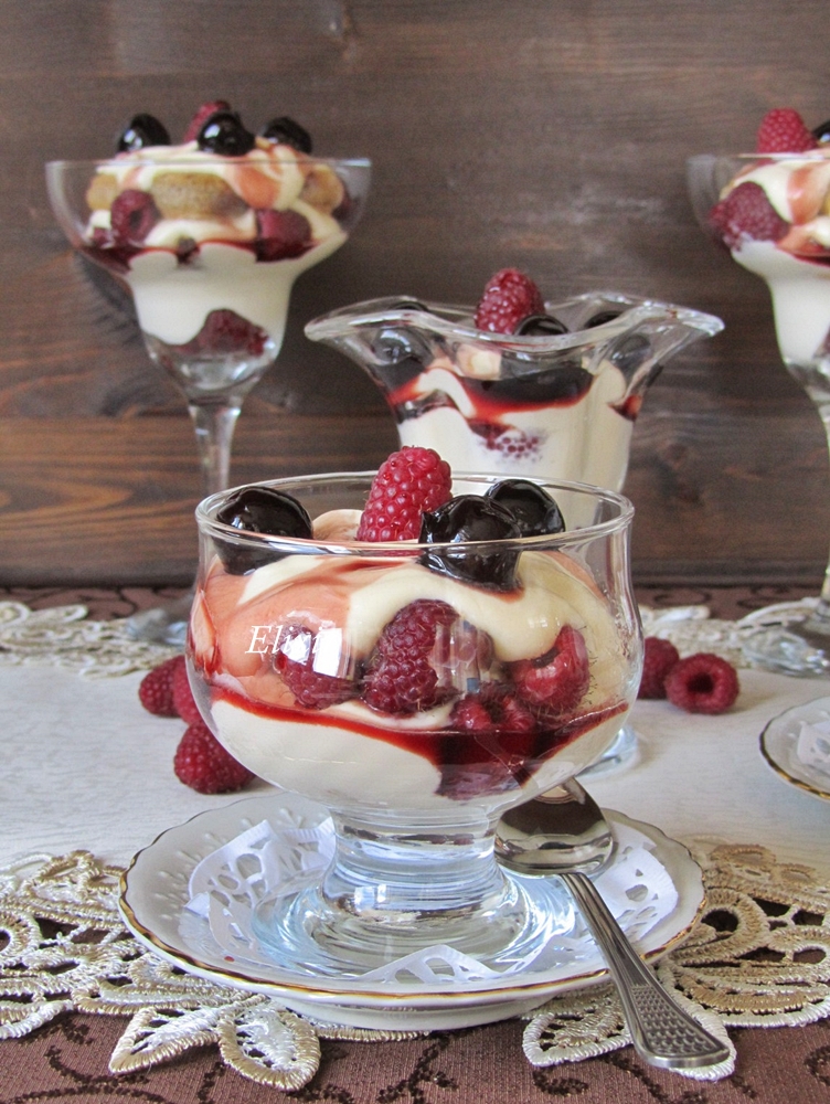 тирамису с малини