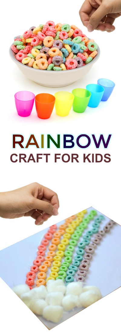 CEREAL RAINBOW: CRAFT FOR KIDS (great for all ages!) #artsandcraftsforkids #rainbowcraftspreschool #rainbowcrafts #springcraftsforkids #springcrafts #springcraftspreschool #craftsforkids #activitiesforkids #kidsactivities #kidscrafts #rainbowactivitiespreschool #rainbowartpreschool