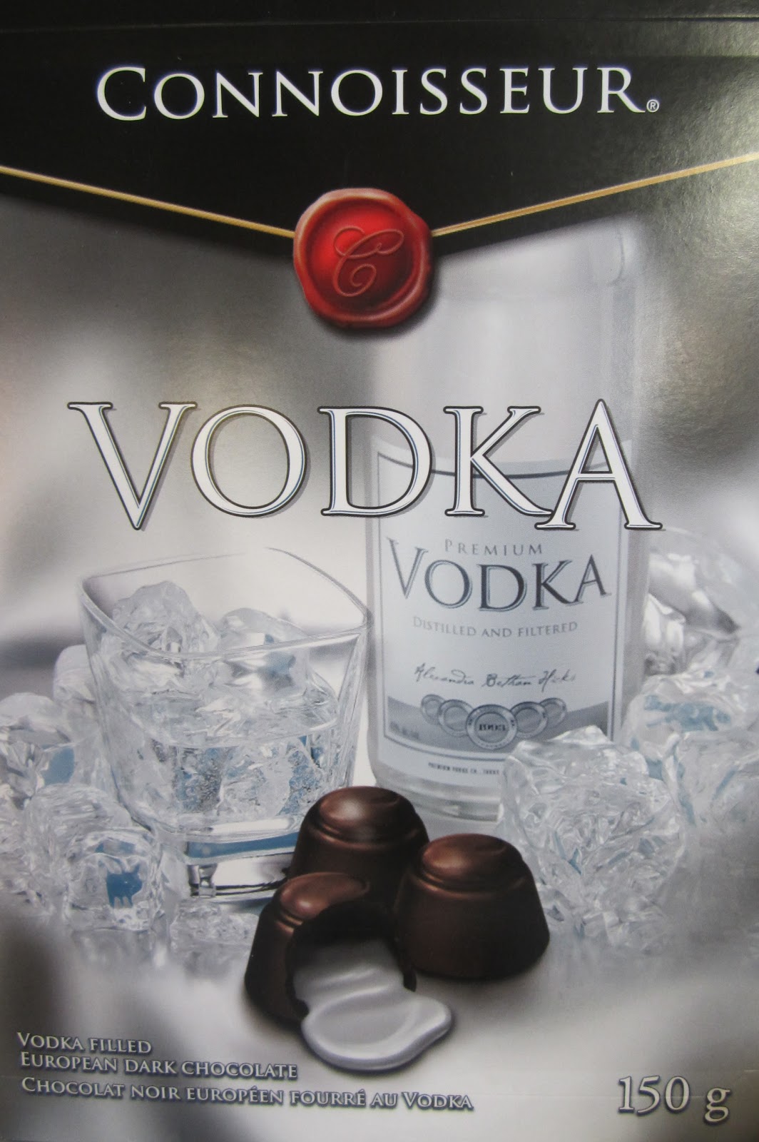 Veggie Prairie Girl Connoisseur Vodka Filled European Dark Chocolate