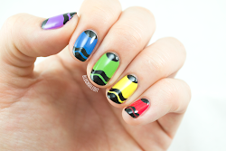 crayon nail nails caroline divine crazy