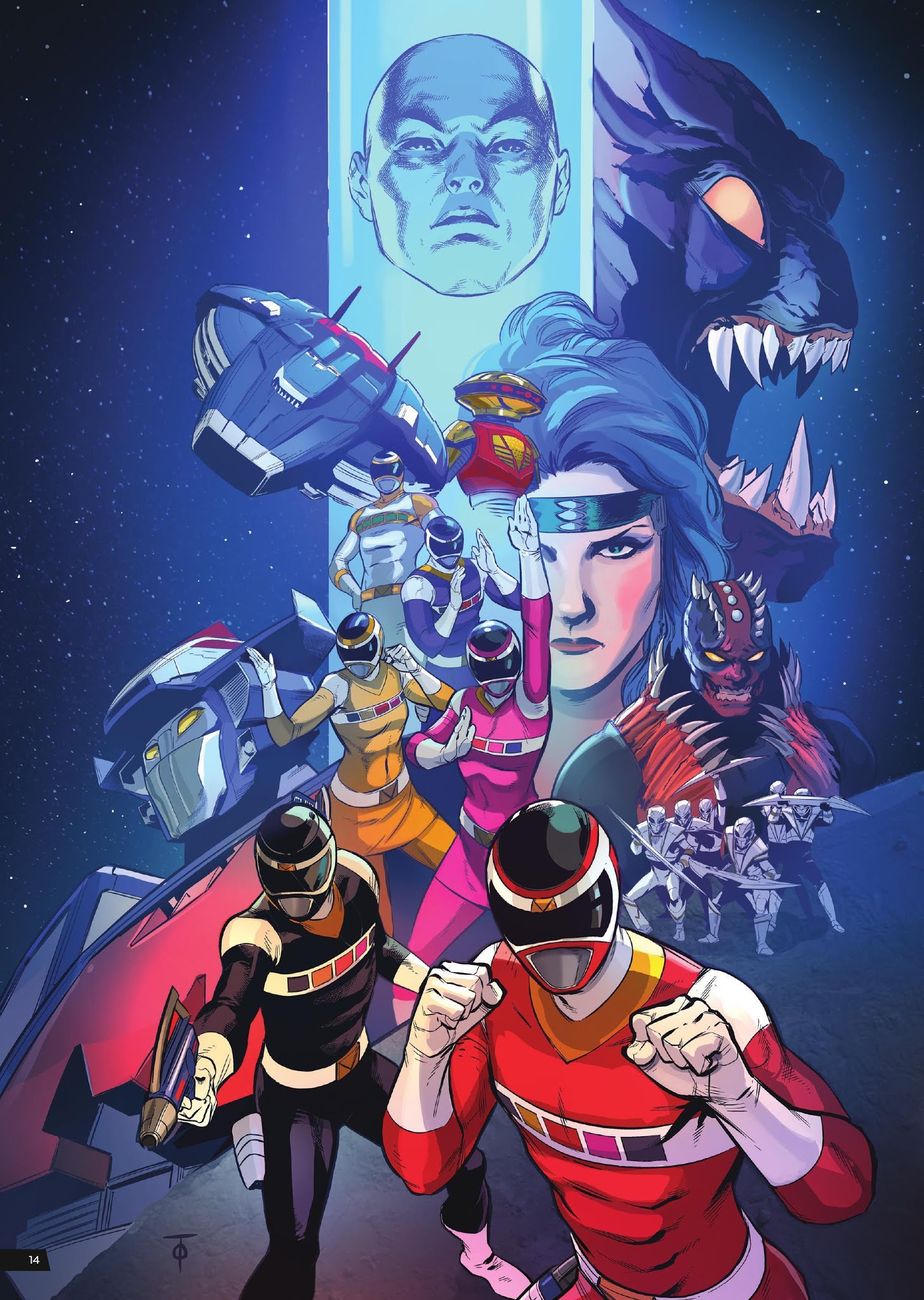 Read online Saban's Power Rangers Artist Tribute comic -  Issue # TPB - 13