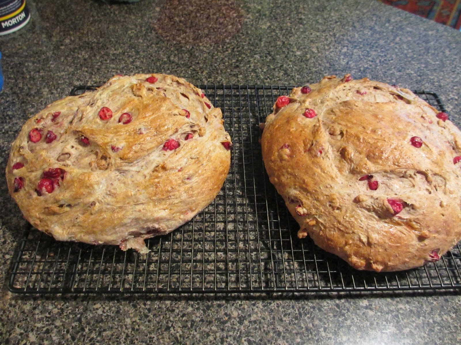 Dinner's Ready Cranberry Walnut Yeast Bread