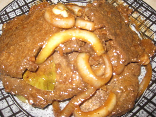 Filipino Dishes: BEEF STEAK