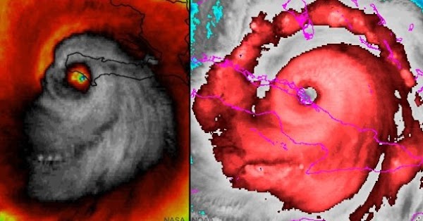 Supuesto demonio aparece en el huracán Irma y causa revuelo en Internet Supuesto demonio aparece en el huracán Irma y causa revuelo en Internet