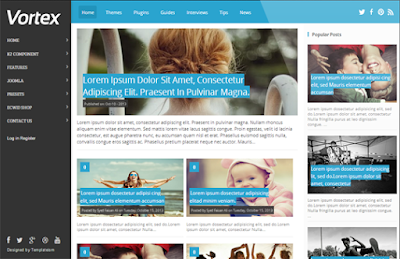 Vortex Blogger Template-www.amtread.tech
