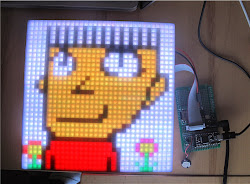 matrix rgb led 32x32 painting arduino pixel cube paint mi