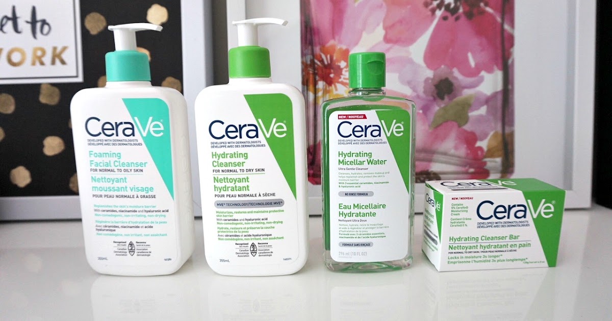 before and after cerave hydrating cleanser
