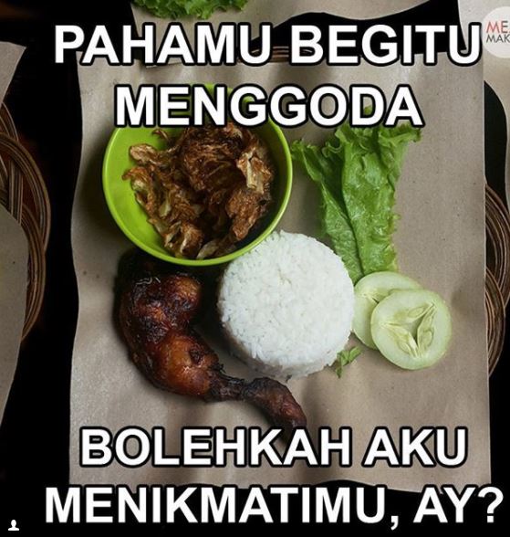 12 Foto Meme Lucu Makanan Terupdate - Galeri Sahid