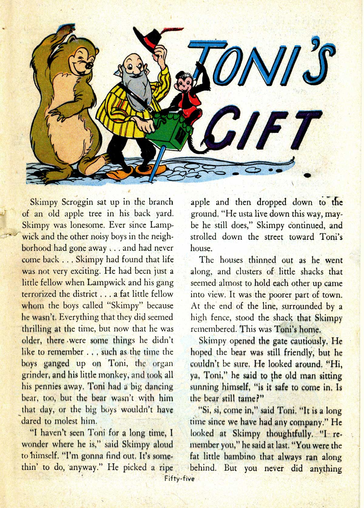 Read online Walt Disney's Comics and Stories comic -  Issue #32 - 57