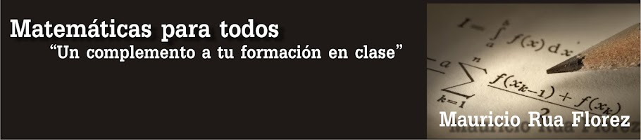 Matemáticas para todos