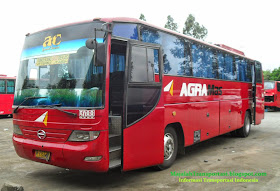 rute dan tarif bus agra mas